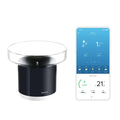 Netatmo Pluviomètre connecté sans-fil NRG01-WW